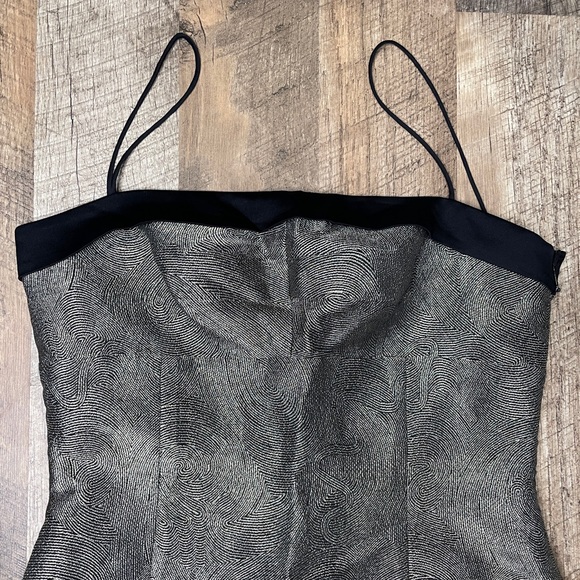 Hugo Boss Cocktail Dress Mini Derrilin Gold - Picture 4 of 13